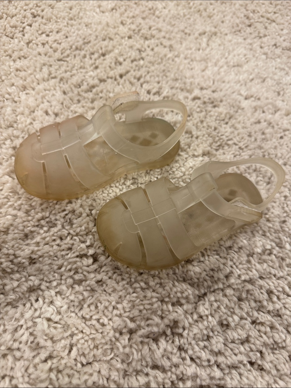 Zara toddler girl jelly sandals